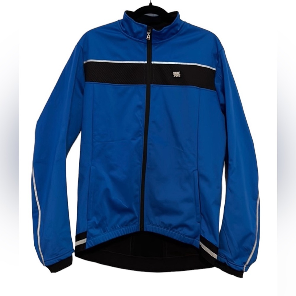 Souke Sports Blue Racing Jacket Size Large NWOT